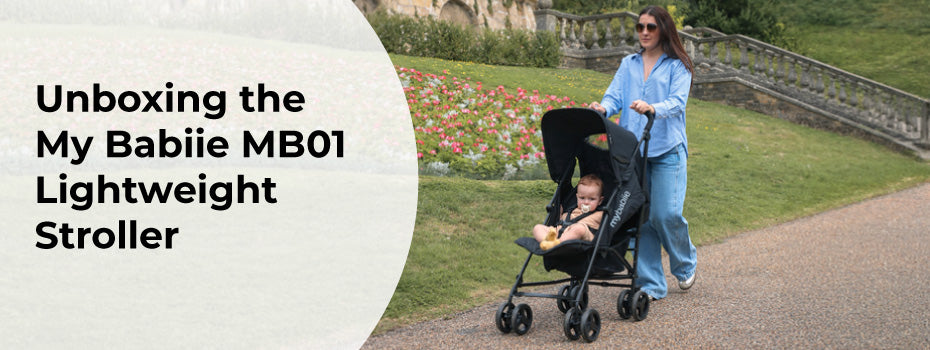 Unboxing the My Babiie MB01 Lightweight Stroller