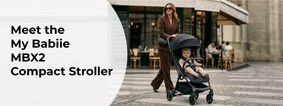 Meet the My Babiie MBX2 Compact Stroller