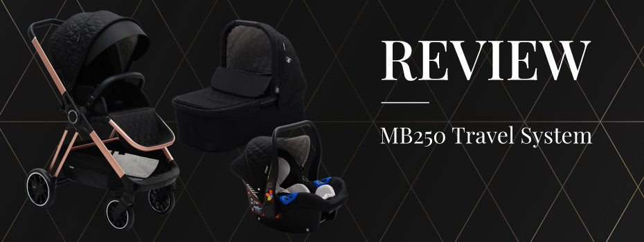 Pushchair Expert review the Billie Faiers Rose Gold Black Quilted Travel System