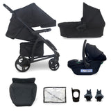 MB200i 3-in-1 Travel System with i-Size Car Seat - Onyx Black