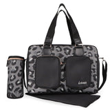Deluxe Changing Bag - Black Leopard