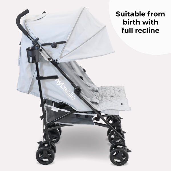 MB12 Double Stroller Grey