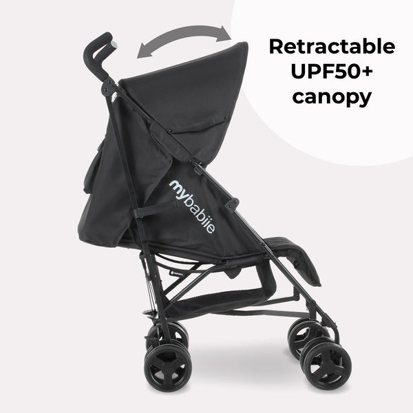 MB01 Lightweight Stroller Black – My Babiie
