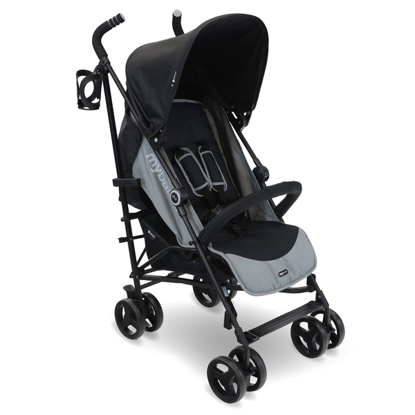 My Babiie MB02 Black and Grey Lightweight Stroller