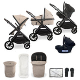 MB220 2-in-1 Pramette & i-Size Car Seat - Mink