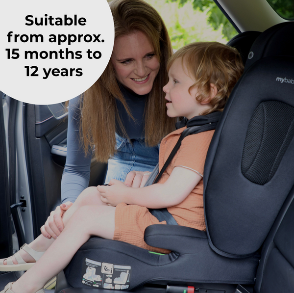 MBCS80 Foldable Toddler to Booster R129 Car Seat with ISOFIX