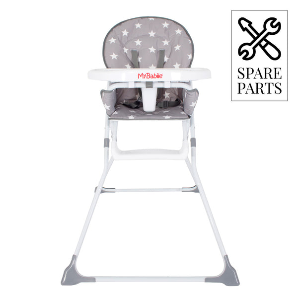 My babiie sale grey rabbits highchair