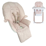 MBHC8 Premium Highchair Seat Cover - Blush Tropical