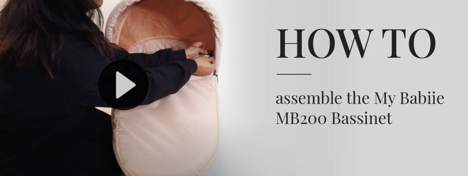 How to assemble the My Babiie MB200 Bassinet