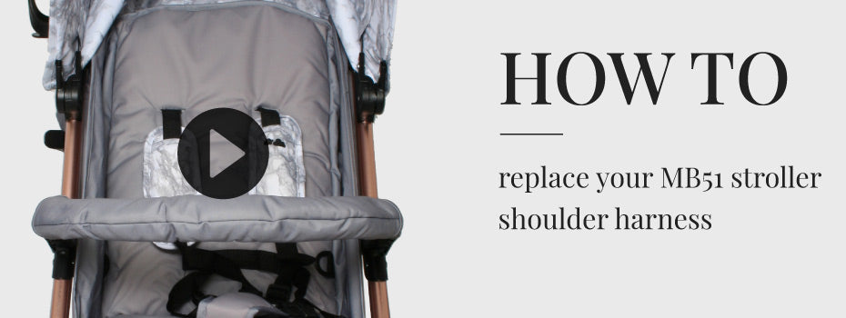 How to replace your MB51 stroller shouder harness
