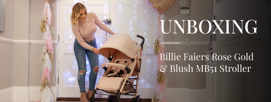 Unboxing the My Babiie Billie Faiers MB51 Rose Gold & Blush Stroller