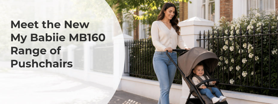 Meet the New My Babiie MB160 Range of Pushchairs
