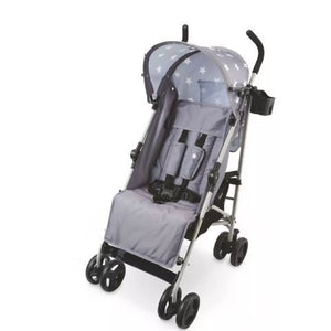 MB01 Lightweight Stroller - Grey Stars - Grade A