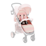 Spare Parts for Billie Faiers Pink Stripes Pushchair MB30 - Pink Front Wheel (new design)