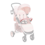 Spare Parts for Billie Faiers Pink Stripes Pushchair MB30 - Pink Front Wheel (new design)