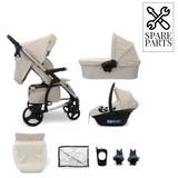 Spare Parts for the Billie Faiers Oatmeal MB200i Travel System MB200i 2023 - Oatmeal Car Seat Shoulder Pads (Pair)