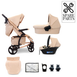 Spare Parts for the Billie Faiers Blush MB200i Travel System MB200i (2024) - Blush Car Seat Shoulder Pads (Pair)