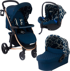 Dani Dyer Navy Giraffe Travel System - Grade A