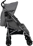 My Babiie Grey Leopard Twin Stroller - Grade A