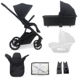 My Babiie MB500 2-in-1 Travel System - Obsidian Black