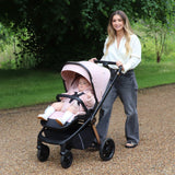 My Babiie MB450i 3-in-1 Travel System with i-Size Car Seat - Pastel Pink