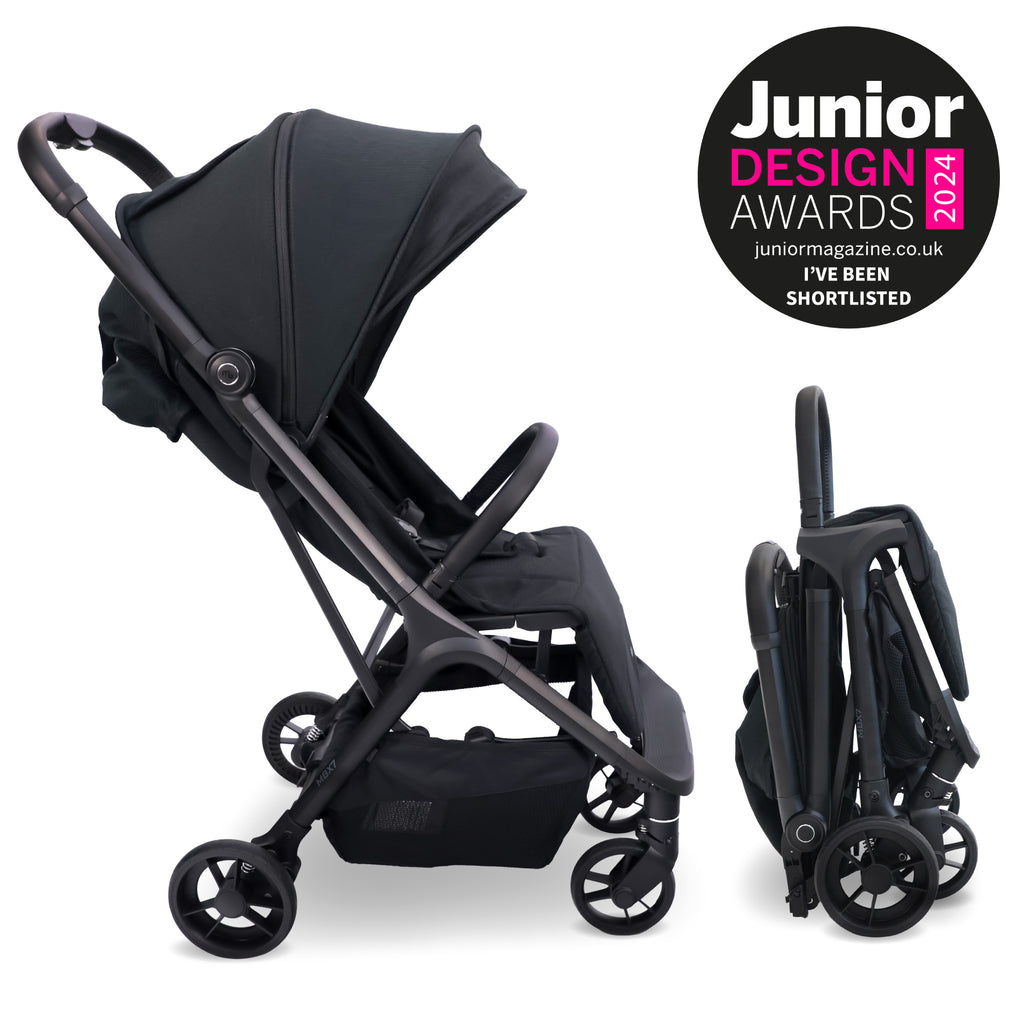 MBX7 Plus Auto-Fold Stroller Black