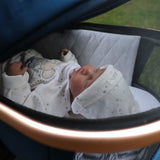MB500 3-in-1 Travel System with Base - Opal Blue