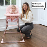 MBHC1 Compact Highchair - Pink Dalmatian