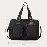 My Babiie Billie Faiers Black Quilted Deluxe Changing Bag