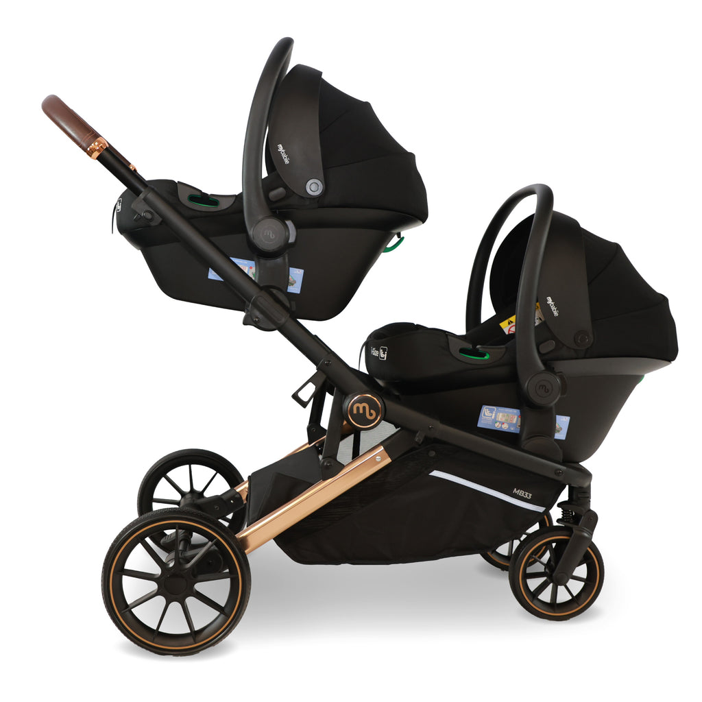 MB33 Tandem Pushchair Giraffe - Main Image