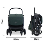 My Babiie MBX7 Max Auto-Fold Stroller - Forest Green