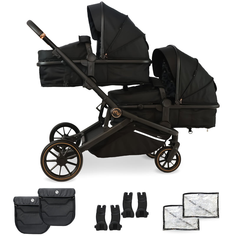 My Babiie MB33 Tandem Pushchair - Dani Dyer Black Leopard