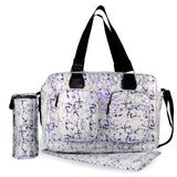 Deluxe Changing Bag - Metallic Blue Marble - Grade A