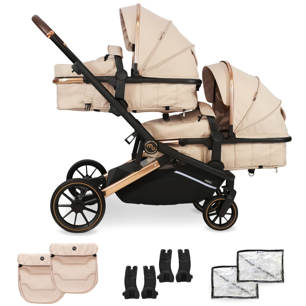MB33 Tandem Pushchair Giraffe - Main Image
