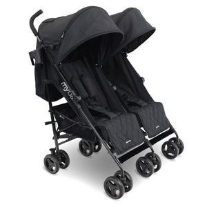 My Babiie Double Strollers with Free raincover and cup holders