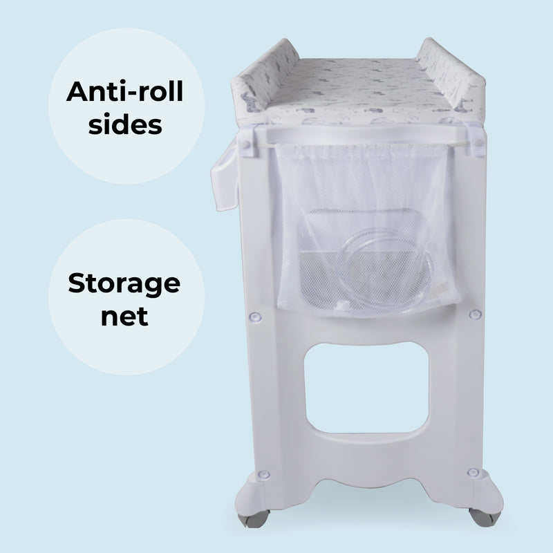 My Babiie MBCH Baby Bath and Changing Unit - Grey Marble - Grade A
