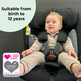 My Babiie MBCSSPIN i-Size (40-150cm) Spin Car Seat - Black Herringbone - GRADE A