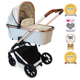 My Babiie MB500 2-in-1 Travel System - Dani Dyer Rose Gold Marble