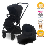 My Babiie MB500 2-in-1 Travel System - Obsidian Black