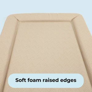 My Babiie Oatmeal Herringbone Changing Mat