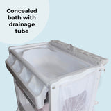 My Babiie MBCH Baby Bath and Changing Unit - Grey Marble - Grade A