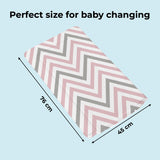 My Babiie Pink Chevron Changing Mat - Grade A