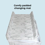 My Babiie MBCH Baby Bath and Changing Unit - Grey Marble - Grade A