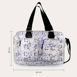 Deluxe Changing Bag - Metallic Blue Marble - Grade A