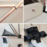 My Babiie MB500 2-in-1 Travel System - Dani Dyer Rose Gold Stone