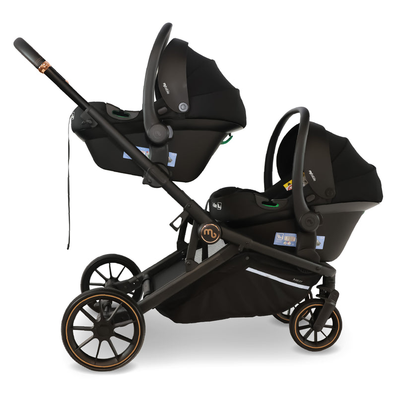 My Babiie MB33 Tandem Pushchair - Dani Dyer Black Leopard
