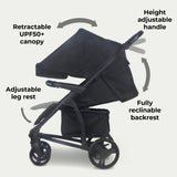 My Babiie - MB200 2-in-1 Travel System - Black