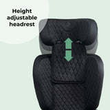 MBCS23 i-Size (100-150cm) High Back Booster Car Seat - Billie Faiers Quilted Black
