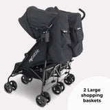 My Babiie MB12 Double Stroller - Black