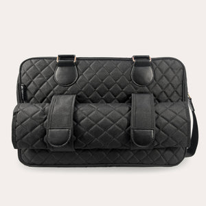 My Babiie Billie Faiers Black Quilted Deluxe Changing Bag